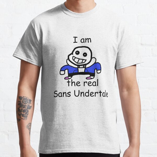 Vista previa del artículo con la obra «The Real Sans Undertale», diseñado y vendido por Ralseiii's Random Relics.