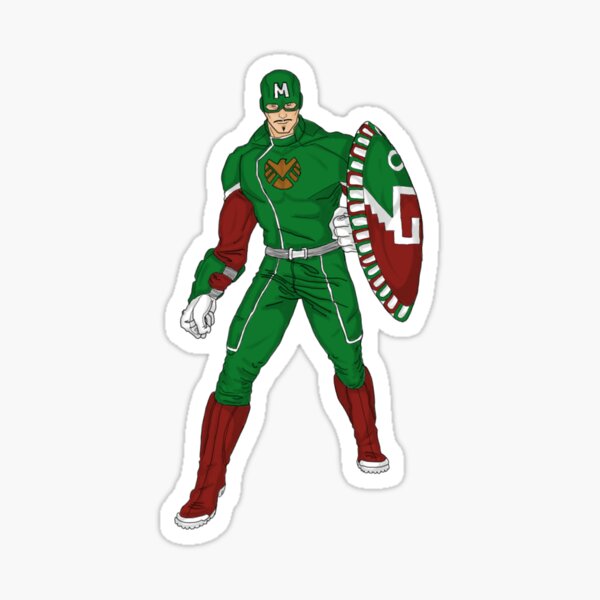 Captain Mexico Stickers | Redbubble