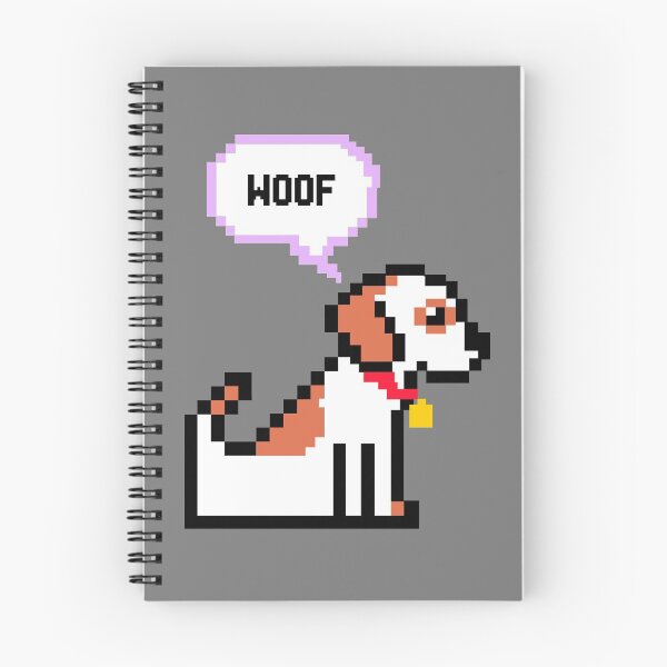 Item preview, Pixel Beagle Dog - Woof designed and sold by SuperrSunday.