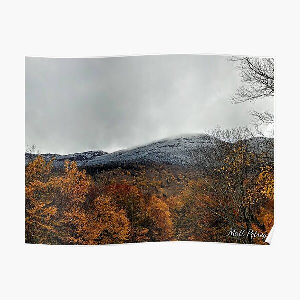 first snow on the mountain Poster