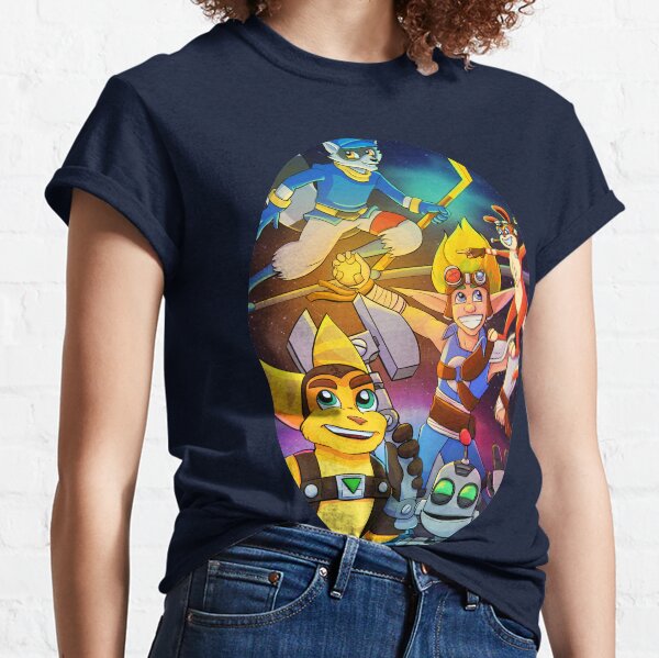 Item preview, Playstation 2 Stars - Sly Cooper - Ratchet and Clank - Jak and Daxter designed and sold by beffles.