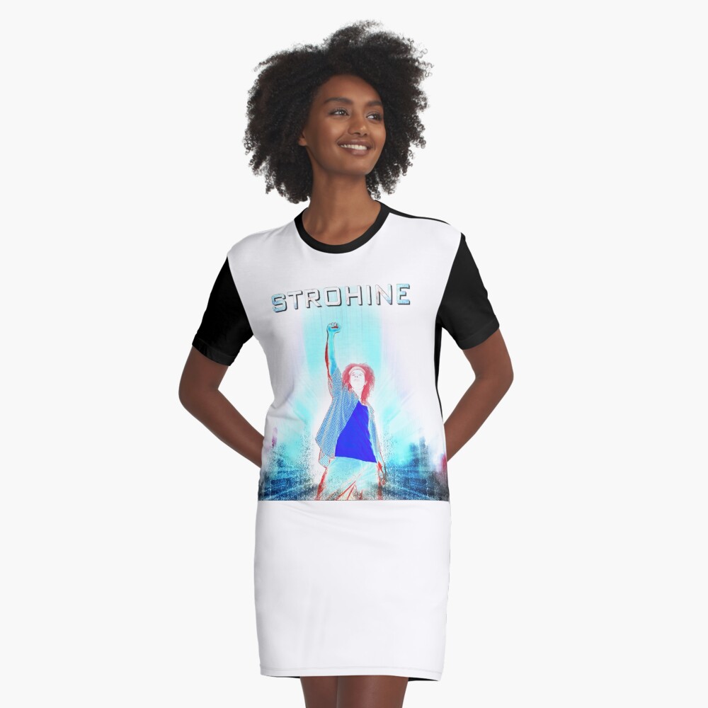 Item preview, Graphic T-Shirt Dress designed and sold by STROHINE.