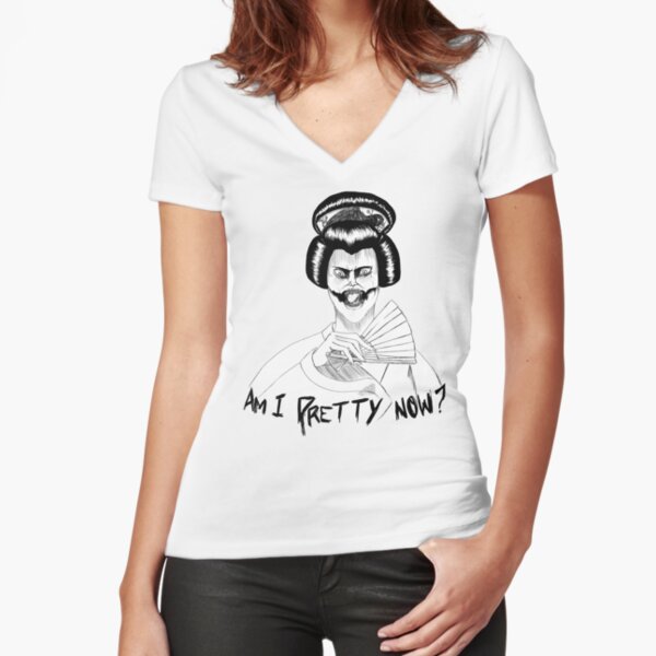 Fitted V-Neck T-Shirt