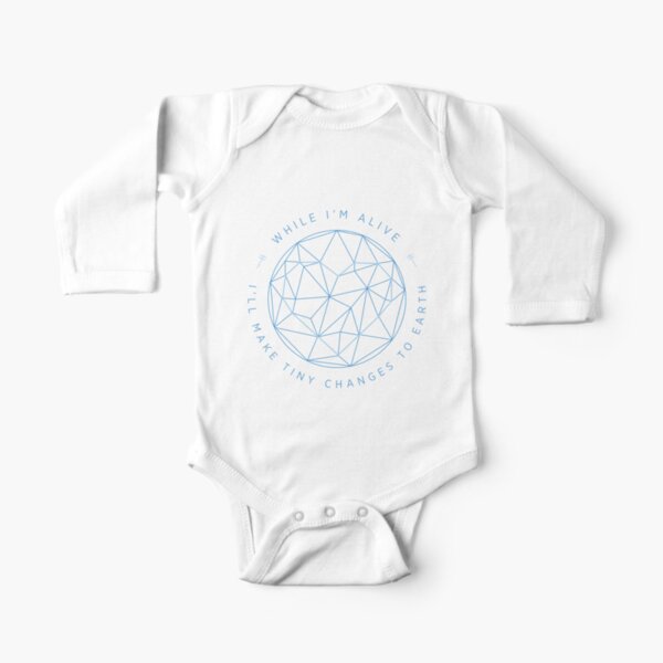 Make Tiny Changes Long Sleeve Baby One-Piece