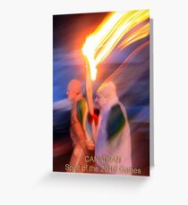 Spirit of the 2010 Olympic Games Greeting Card