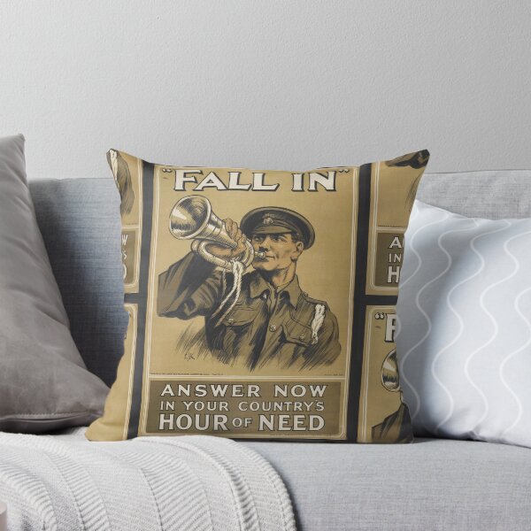 Item preview, Fall In Answer Now In Your Countrys Hour Of Need War Poster designed and sold by ExplosiveA.
