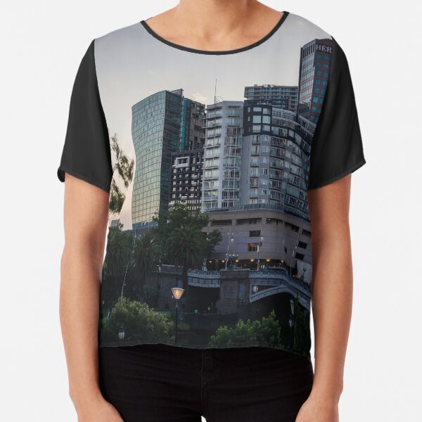 Princes Bridge Melbourne Chiffon Top