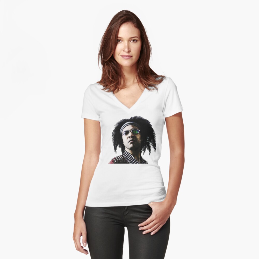 Item preview, Fitted V-Neck T-Shirt designed and sold by STROHINE.