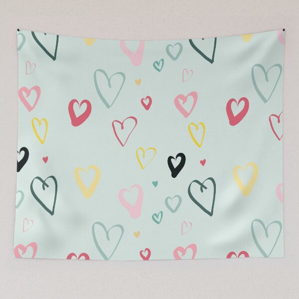 Item preview, Doodle Hearts v4 designed and sold by Samantha Jones.