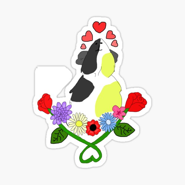 Guinea Pig Love Sticker