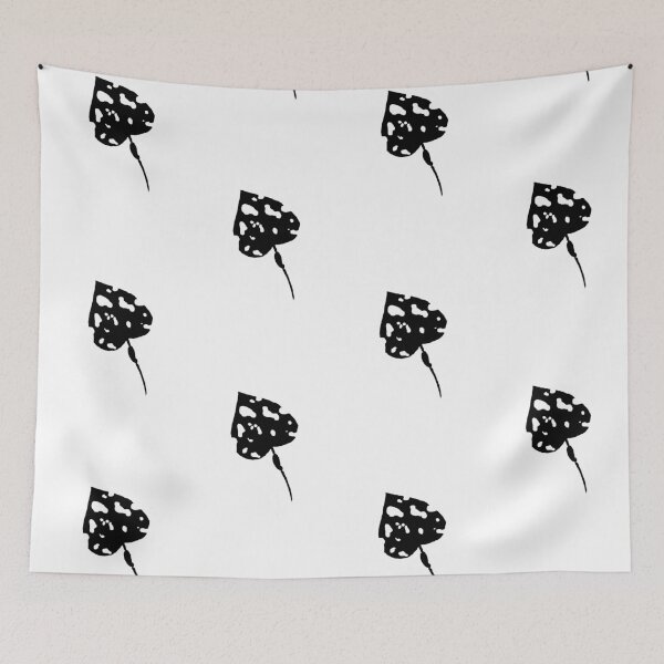 Item preview, Kawakawa- Black designed and sold by Felicity Mehrtens.