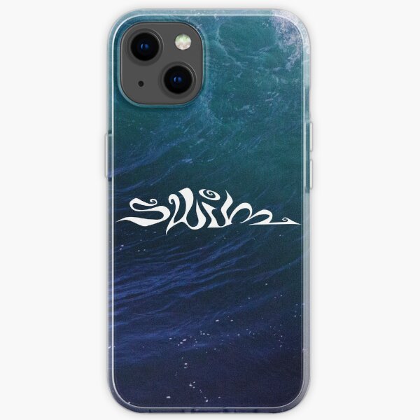 Swim Logo – Water Background iPhone Soft Case