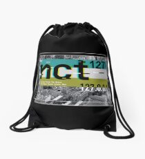 Mochila saco NCT 127 regular-irregular fondo NEGRO