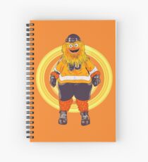 Gritty the flyers mascot Spiral Notebook