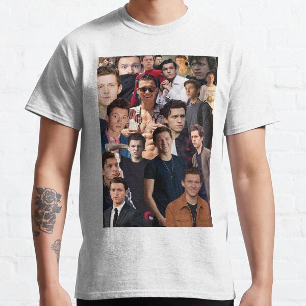 Tom Holland Collage Camiseta clásica