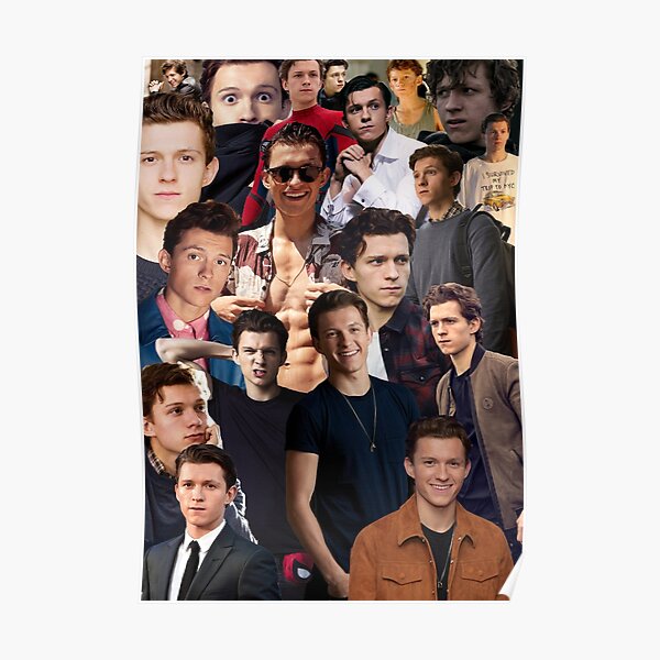 Tom Holland Collage Póster