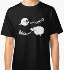 Ghost vs Sheep (Cute Halloween Ghost) Classic T-Shirt