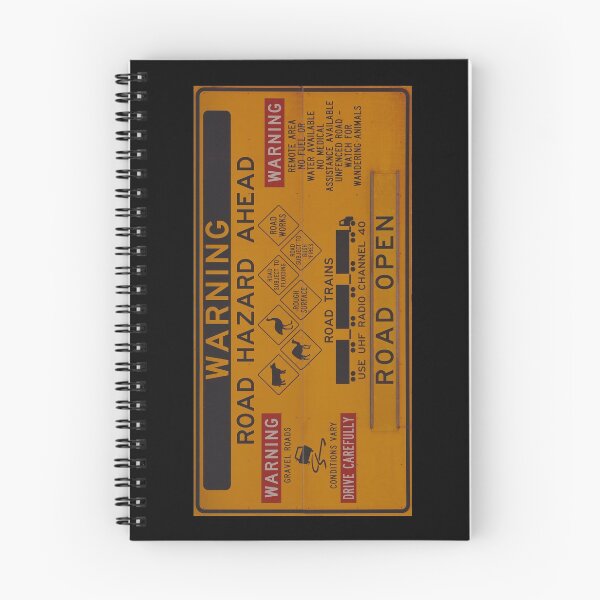 Item preview, Warning Road Hazard sign Australia designed and sold by Schoensl.