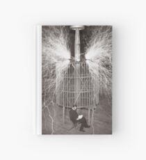 Tesla In Study Hardcover Journal