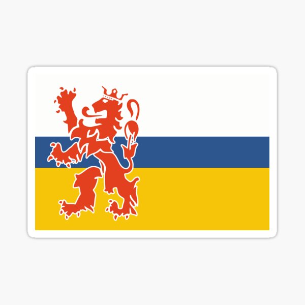 Flag of Limburg Netherlands Sticker
