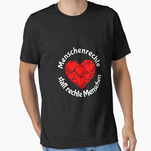 Menschenrechte statt rechte Menschen Essential T-Shirt