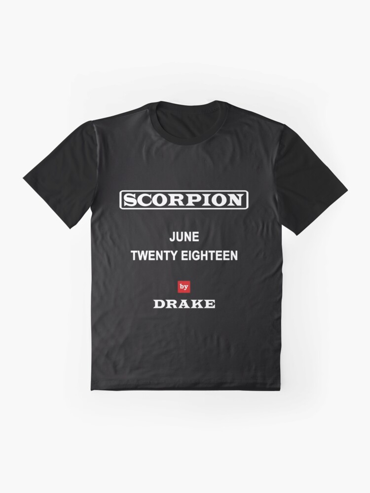 scorpion shirt drake