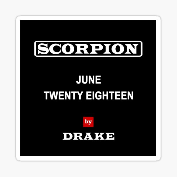 Scorpion Album Stickers for Sale