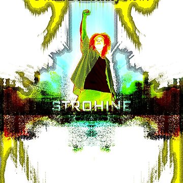 Artwork thumbnail, I Want Democracy Now! - Yellow T Classic by STROHINE