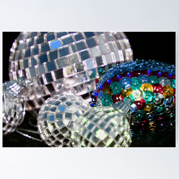 Item preview, Blue Glitter Balls designed and sold by Lynn Ede.