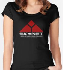 SKYNET Women's Fitted Scoop T-Shirt