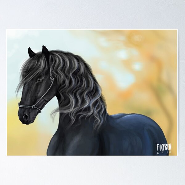 Item preview, Friesian Horse designed and sold by fleporepen.