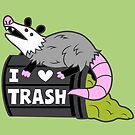 I Love Trash Possum by beffles