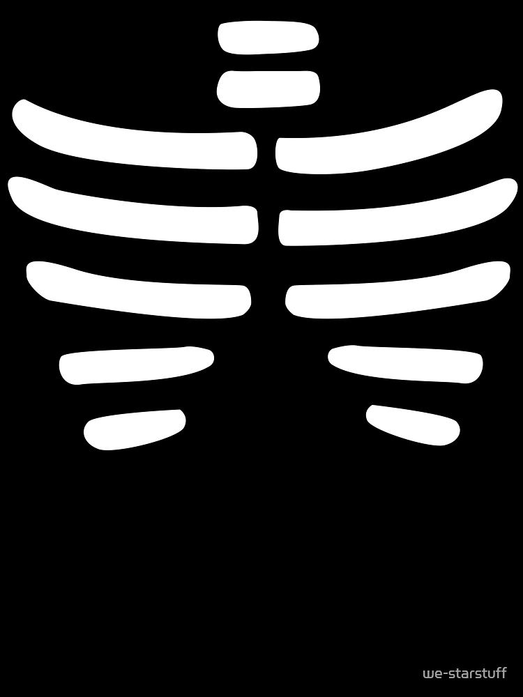 Skeleton Rib Cage Bones  Kids T-Shirt for Sale by ArtVixen