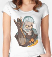 Salz Bae Geralt Tailliertes Rundhals-Shirt