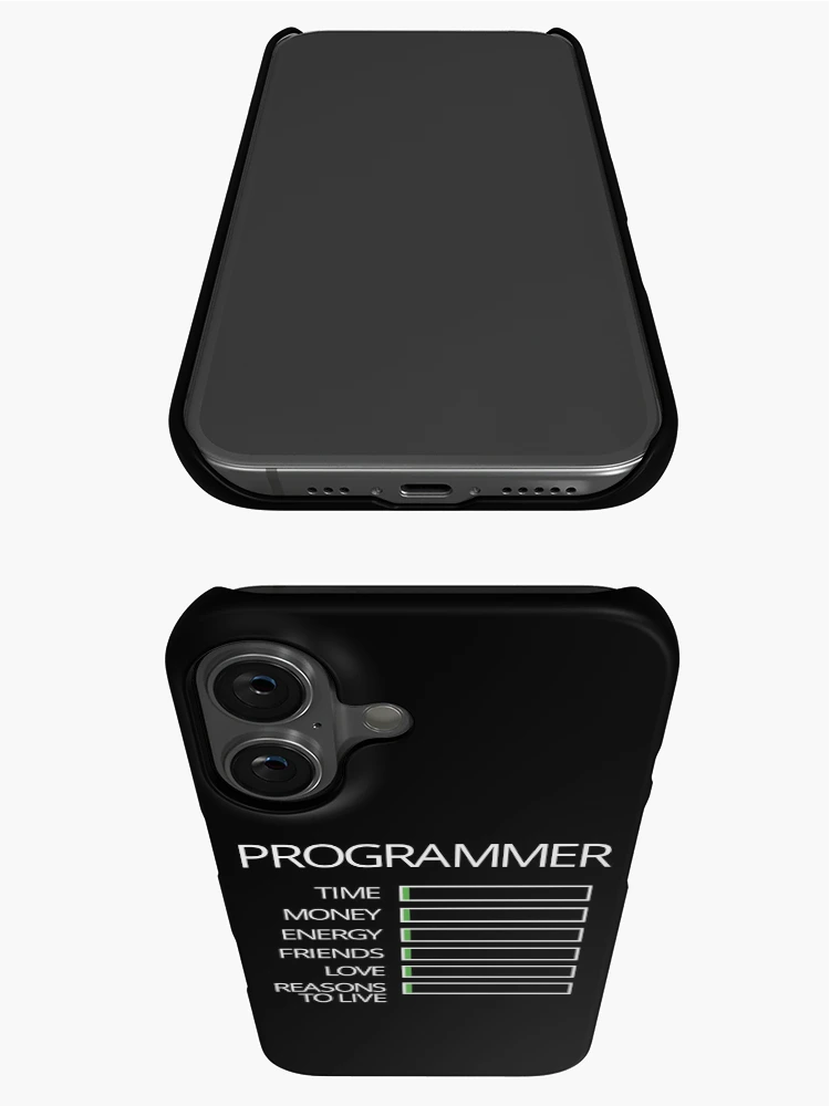 Thumbnail 3 of 4, iPhone Case, Programmer Stats designed and sold by Code Wear.