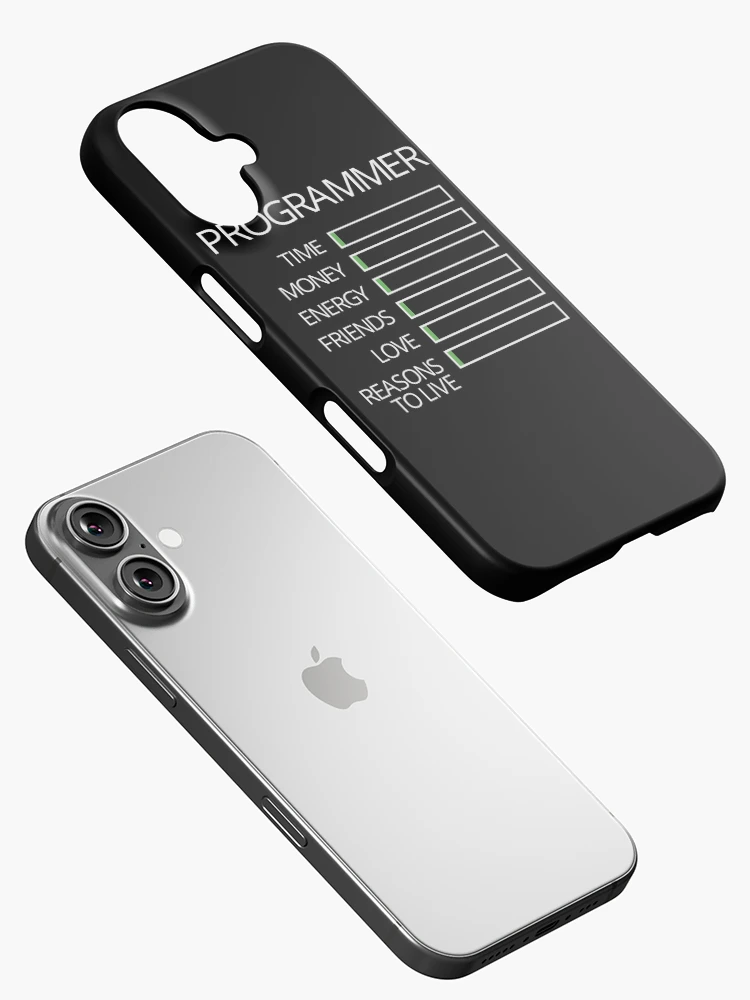 Thumbnail 2 of 4, iPhone Case, Programmer Stats designed and sold by Code Wear.