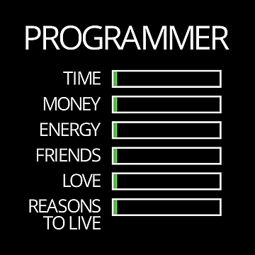 Artwork thumbnail, Programmer Stats by Code Wear