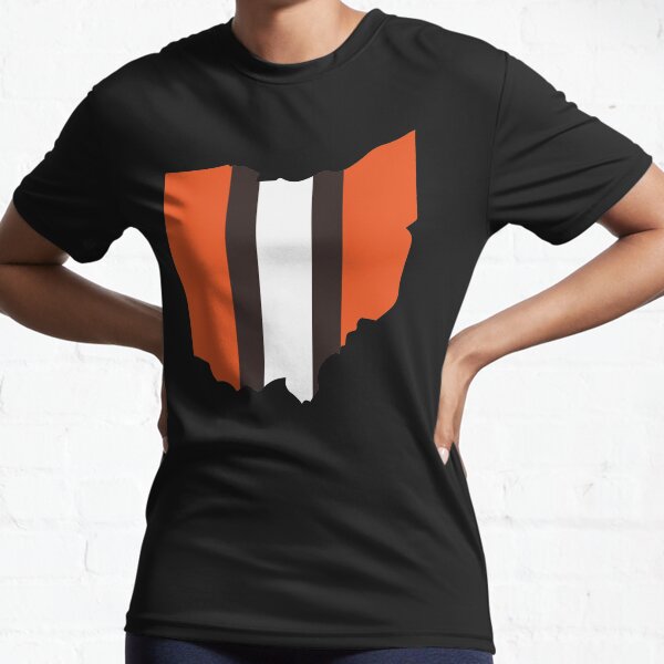 Cleveland Browns Stripe Active T-Shirt
