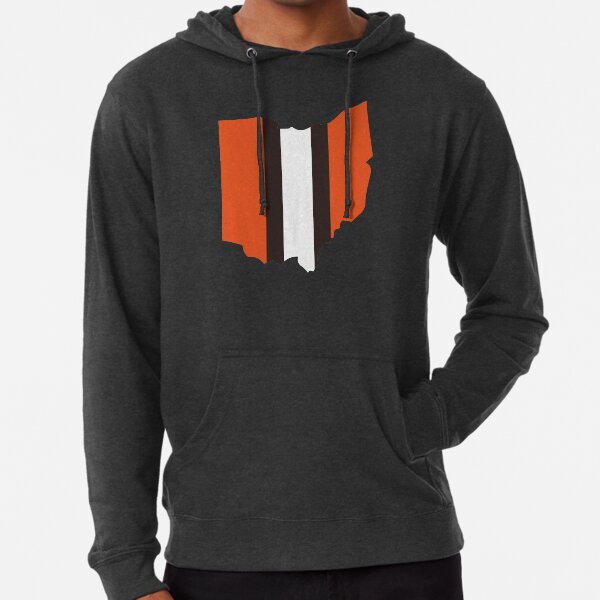 Cleveland Browns Stripe Lightweight Hoodie