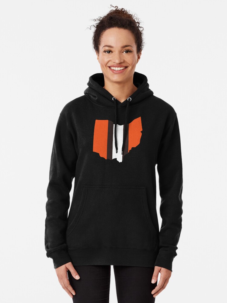 Cleveland Browns Youth Team Logo Pullover Hoodie - Brown