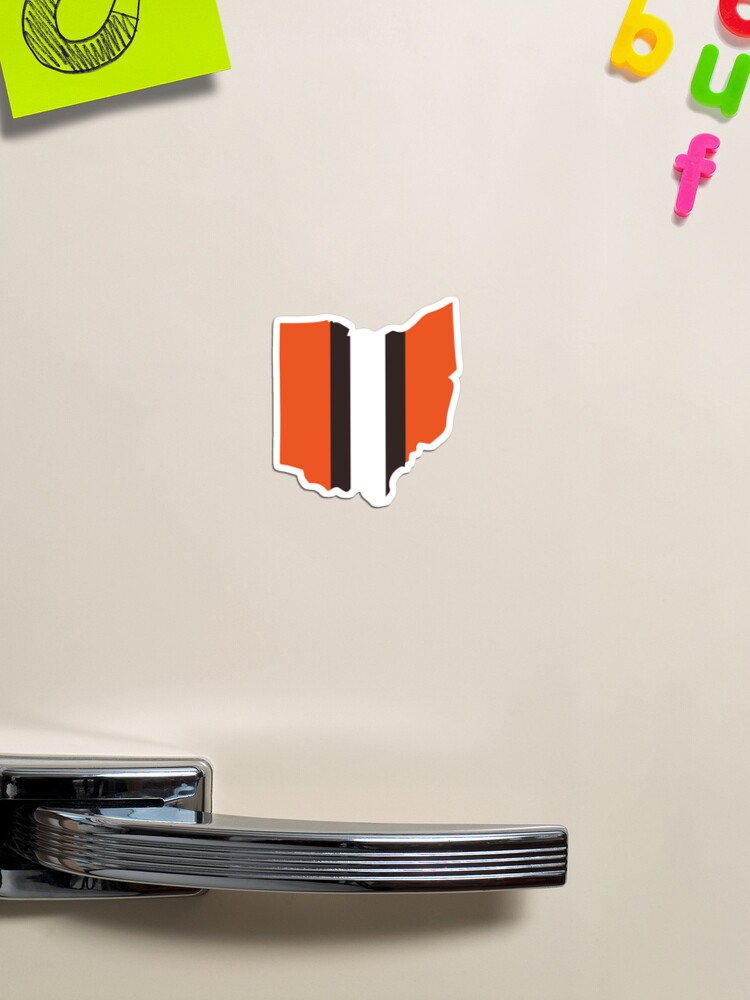 Cleveland Browns Jersey Shaped Dawg Pound Magnet