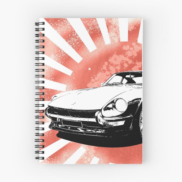 Item preview, Datsun 240Z on a weathered rising sun designed and sold by Holneub.