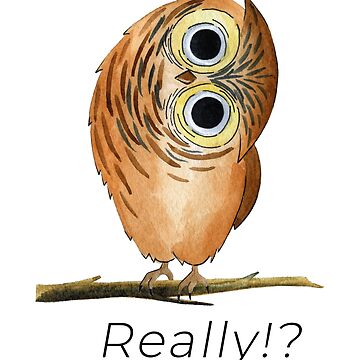 Artwork thumbnail, Owl Really!? by NJThree