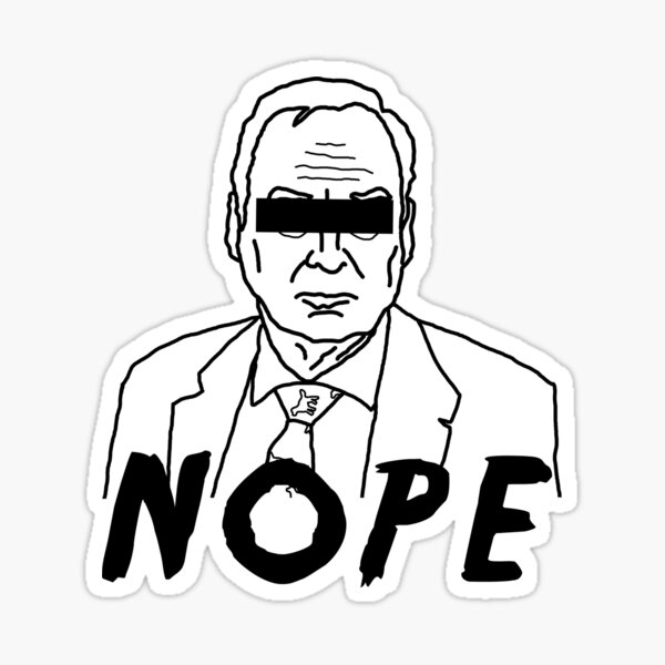 NOPE - Gauland Sticker