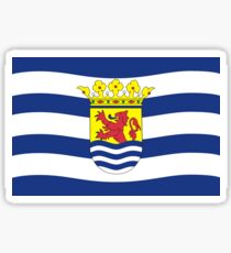 Flag of Zeeland Netherlands Sticker