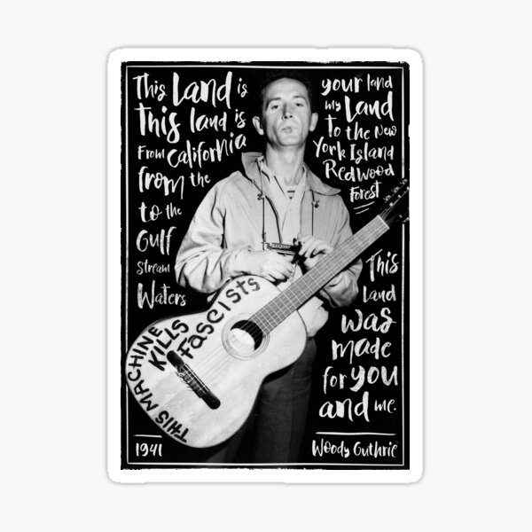 Item preview, Woody Guthrie - this land is your land designed and sold by MoSt90.