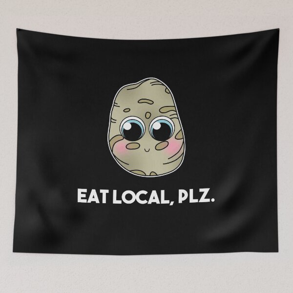 Item preview, Vegan - Potatoe - Eat Local Plz - Design designed and sold by kim-malo.