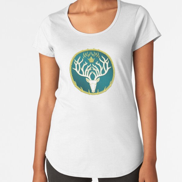 Throne of Glass Amulet of Orynth Court of Terrasen TOG Premium Scoop T-Shirt