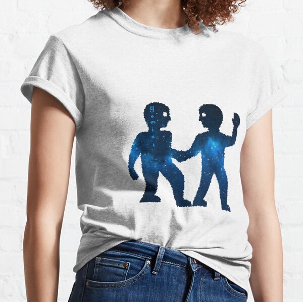 Zodiac Signs: Gemini, The Twins Classic T-Shirt