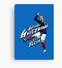 Antoine Griezmann France 'Les Bleus' - Fortnite 'L' Dance Artwork Illustration Design Canvas Print